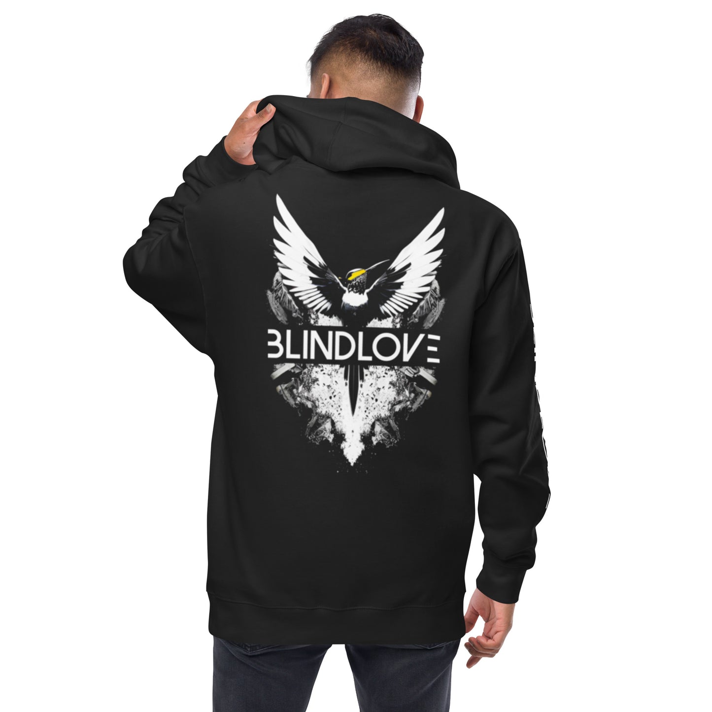 Unisex fleece zip up hoodie