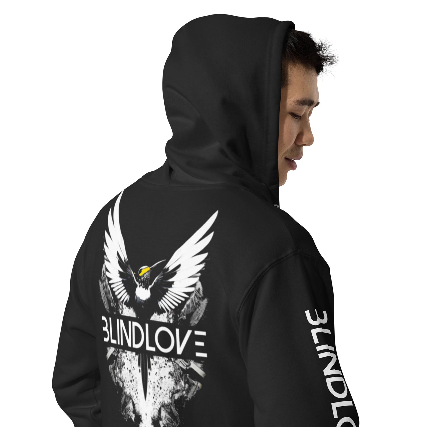 Unisex fleece zip up hoodie