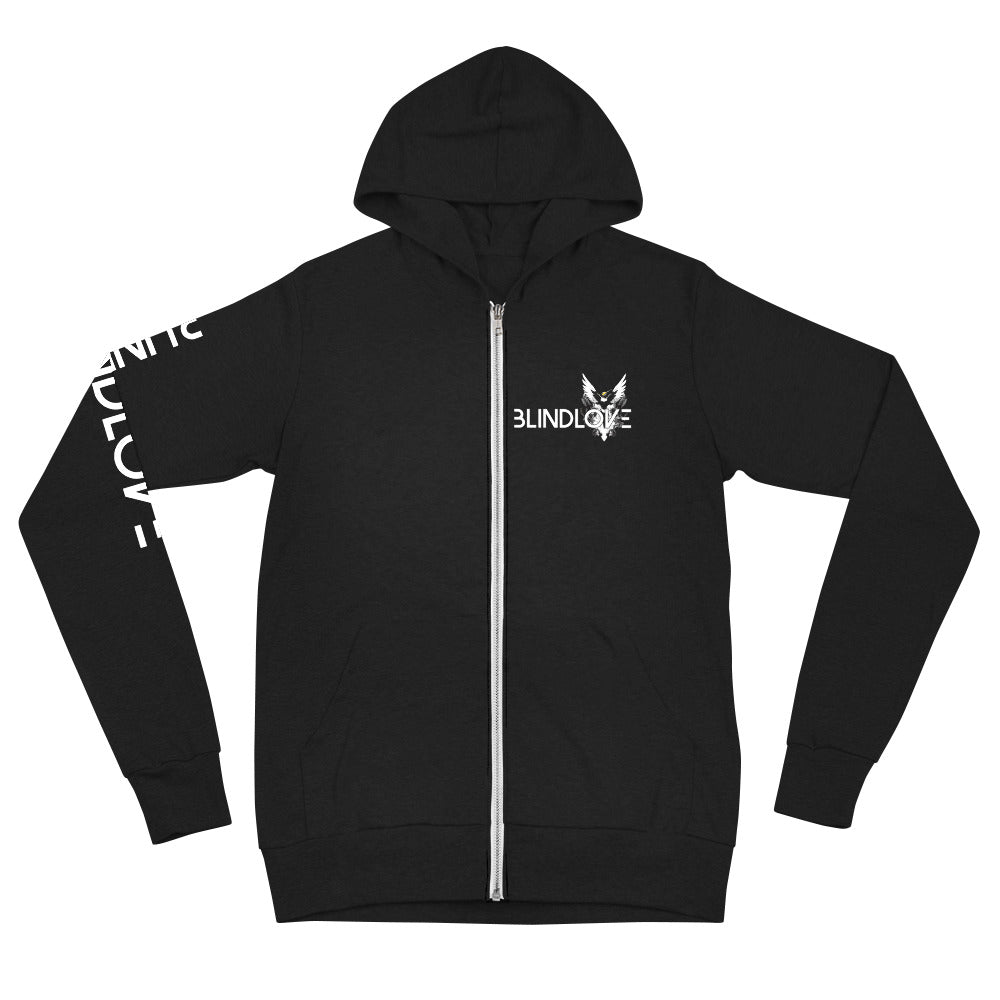 Unisex lightweight zip hoodie